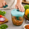 manual-5-blade-vegetable-chopper-750ml Manual 5-Blade Vegetable Chopper 750ml – Fast & Easy Kitchen Chopping