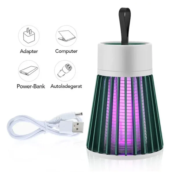 FERVENT Mosquito Killer Lamp – USB Powered Electric Insect Killer & Bug Zapper