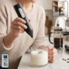 Handheld Electric Milk Frother – Battery Operated Coffee & Milk Foam Maker