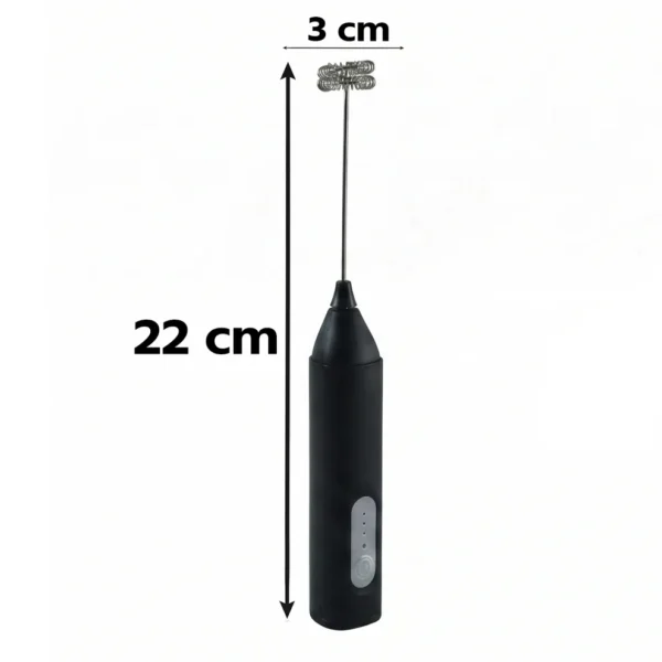 Handheld Electric Milk Frother – Battery Operated Coffee & Milk Foam Maker