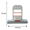 MiniFoldableDesktopMop-size Mini Handheld Sponge Mop with Squeegee – Compact Water Absorbent Cleaning Wiper